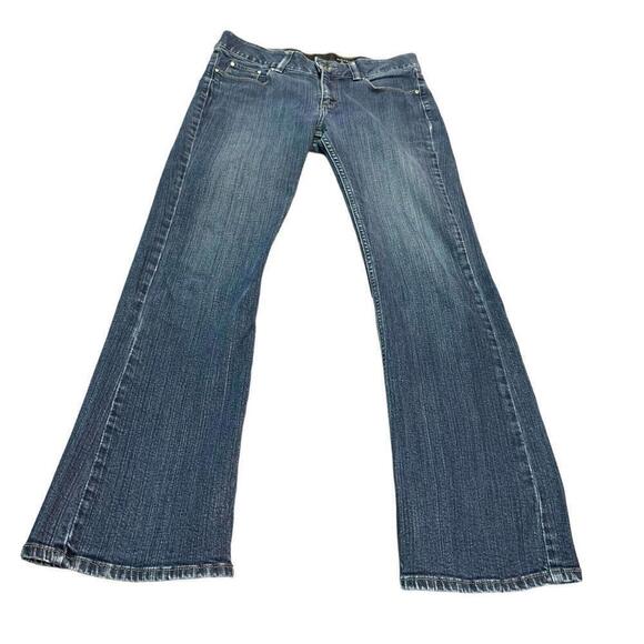 Riders by Lee Womens Blue Jeans Straight Leg Medium Wash Size 8 W32 L30​​​​​ - Picture 1 of 10